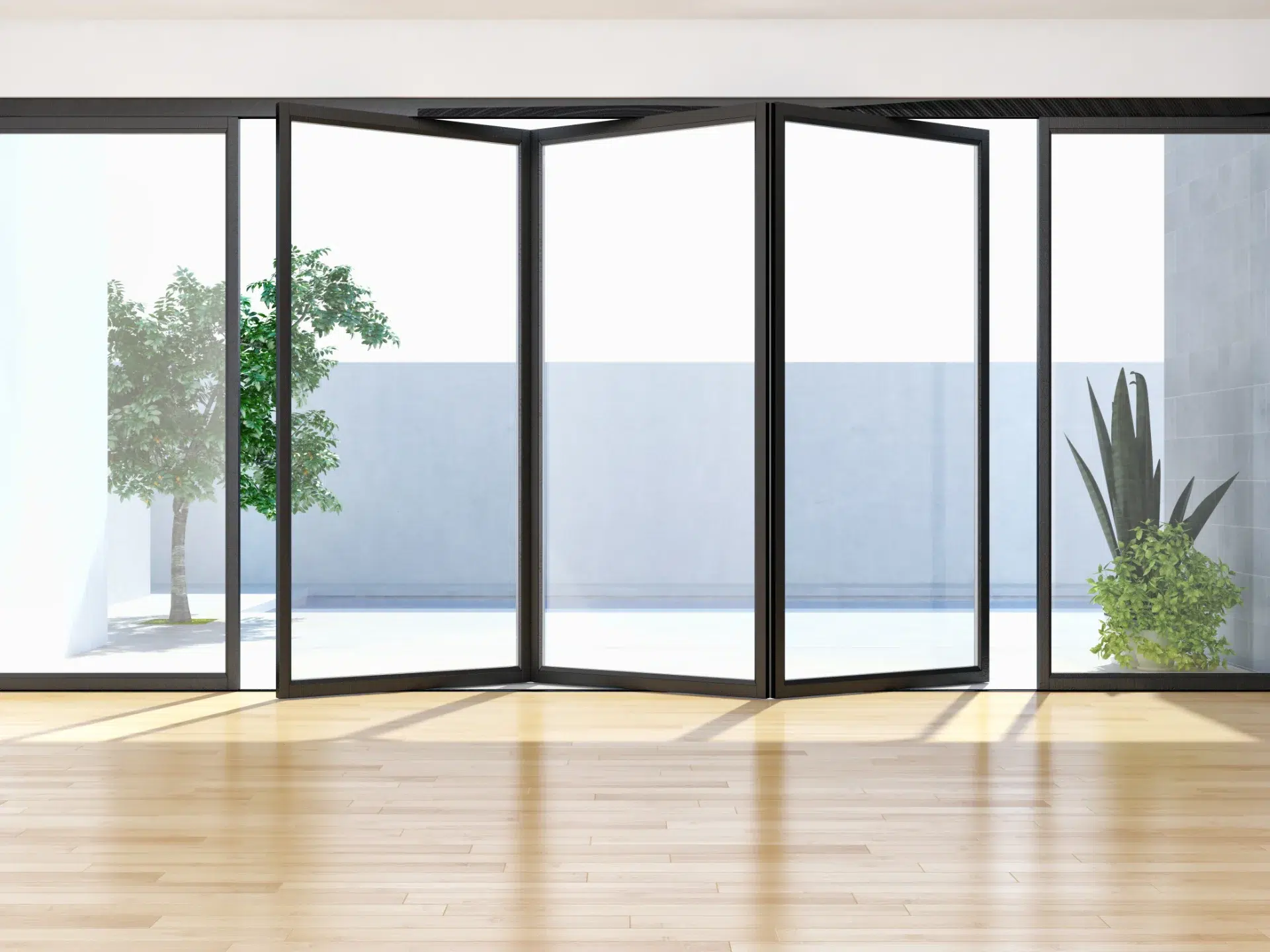 VLX 100 Bifold / Folding Door in Las Vegas, NV | Viewlux Windows And Doors Paradise NV — detail 1
