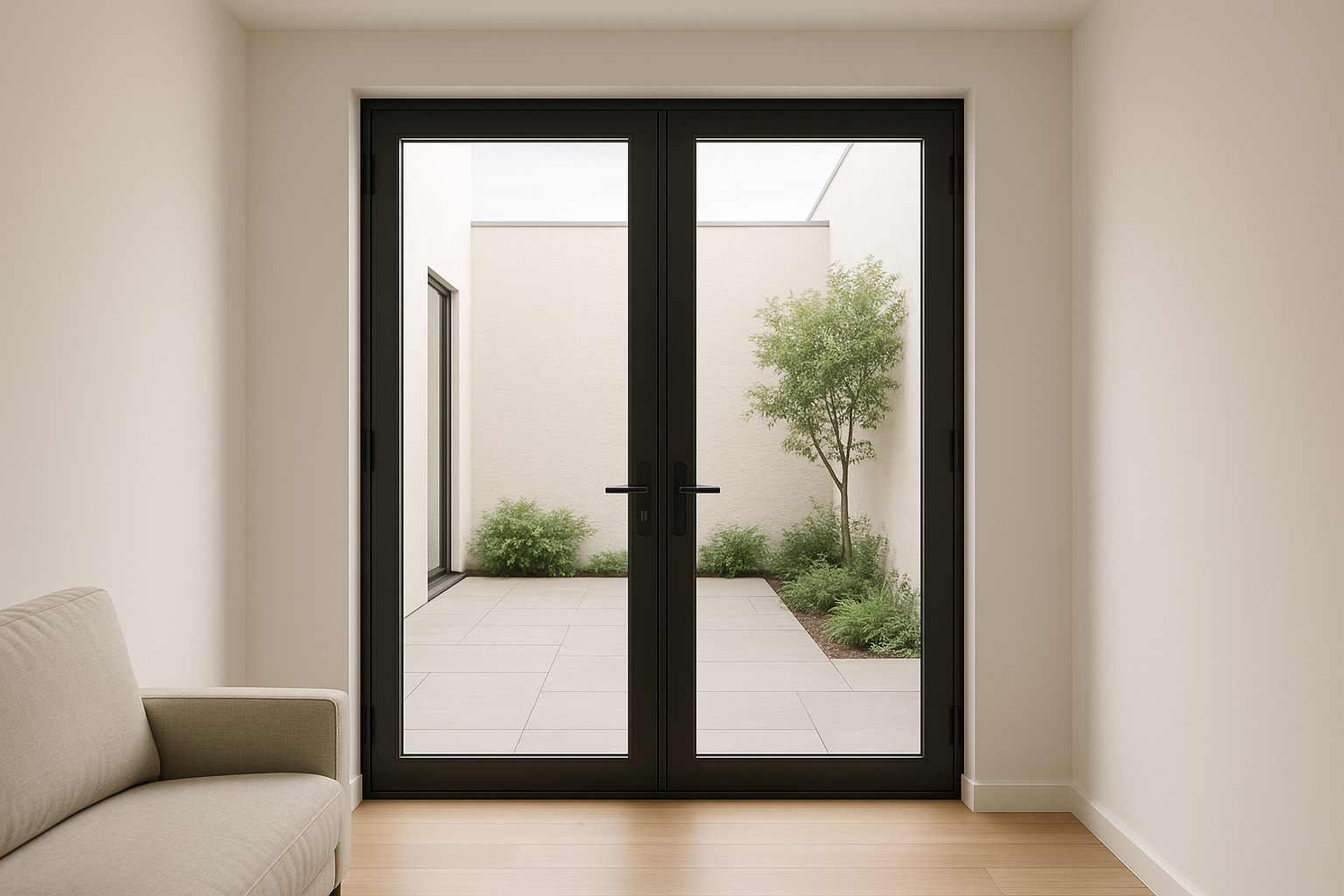 VLX 100 Double Swing / French Door in Las Vegas, NV | Viewlux Windows And Doors Paradise NV — detail 6